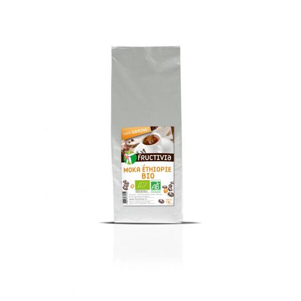 Café moka Ethiopie bio en grains - Fructivia