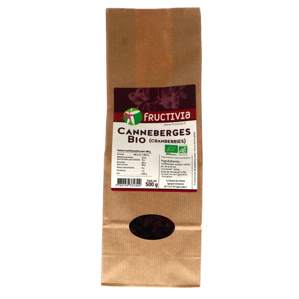 Canneberges séchées - 500g