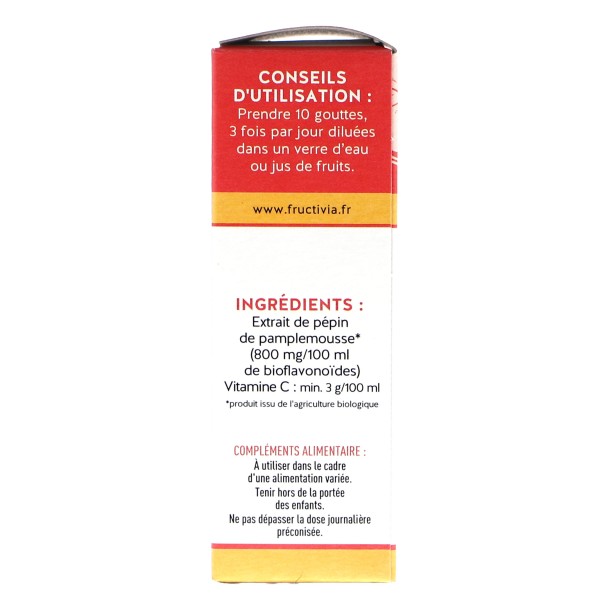EXTRAIT DE PEPINS DE PAMPLEMOUSSE BIO* 50ML
