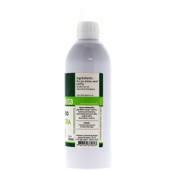 100 % PUR JUS D\'ALOE VERA BIO A BOIRE 500 ML