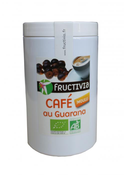 Café moulu bio au guarana - Fructivia